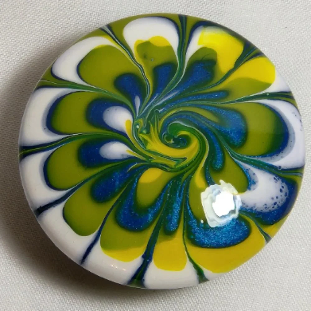 Hand Crafted Wood Resin Knobs Decorative Furniture Cabinet Kitchen Dresser Art